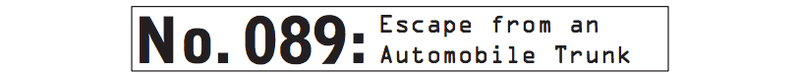 Illustration for article titled How To Escape From An Automobile Trunk, According To An Ex-Navy SEALÂ